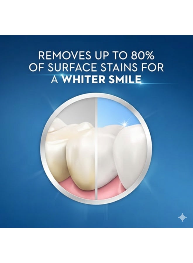 Crest 3D White Deluxe 3 In 1 Enamel Safe Toothpaste Vitalizing Fresh 75ml - Image 2